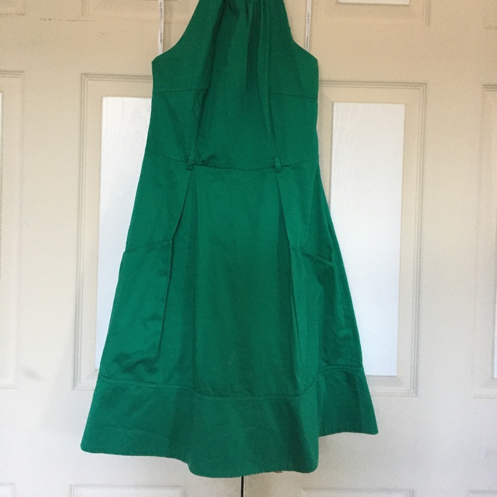 Calvin Klein halter green dress